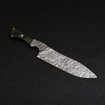 Damascus Kitchen Knife // 9874