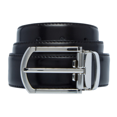 Leather Belt // Nero (30")