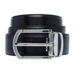 Leather Belt // Nero (42")