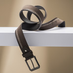 Suede Leather Belt // Testa Di Moro (42")