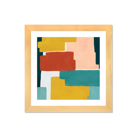 Block Abstract I // Grace Popp (16"W x 16"H x 1"D)
