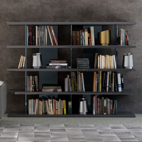 Beekman Bookcase // Glossy Asphalt