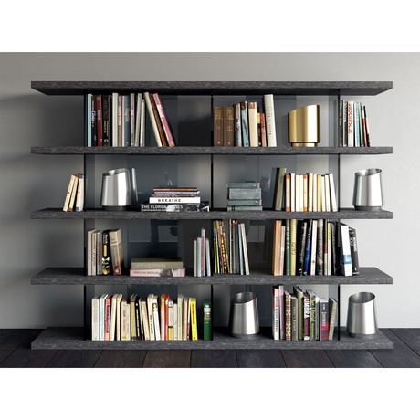 Beekman Bookcase // Gray Oak