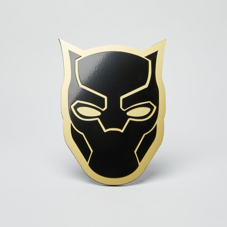 Black Panther Wall Emblem // Gold