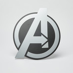 Avengers Wall Emblem // Silver