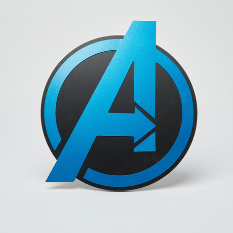 Avengers Wall Emblem // Blue