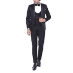 Rodrick 3-Piece Slim Fit Suit // Black (Euro: 54)