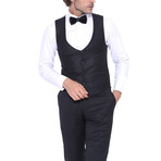 Rodrick 3-Piece Slim Fit Suit // Black (Euro: 48)