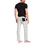 Birds Pajama Set // Black + White (XL)