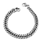 Stainless Steel New York Curb Chain Bracelet