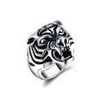 Bengali Tiger Statement Ring // Stainless Steel (Size 12)