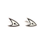 Star Trek Logo Cufflinks // Silver