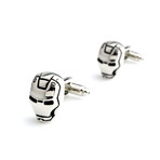 Iron Man Cufflinks // Silver