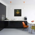 Enlightened // Gina Palmerin (18"W x 18"H x 0.75"D)