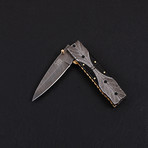 Damascus Folding Knife // 2606