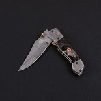 Damascus Folding Knife // 2624