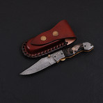 Damascus Folding Knife // 2624