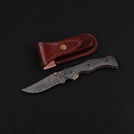 Damascus Folding Knife // 2746