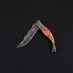 Damascus Folding Knife // 2747