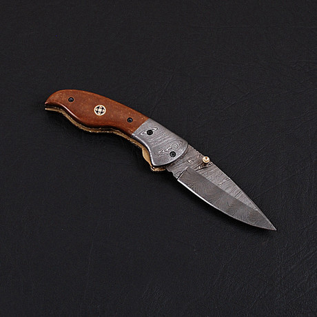 Damascus Folding Knife // 2749