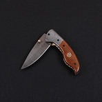 Damascus Folding Knife // 2749