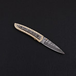 Damascus Folding Knife // 2750