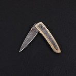 Damascus Folding Knife // 2750