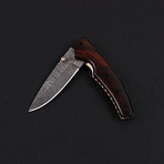 Damascus Folding Knife // 2751