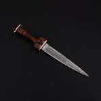 Damascus Bollock Dagger