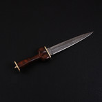 Damascus Bollock Dagger