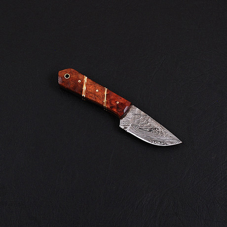 Damascus Skinner Knife // HK0292