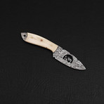 Damascus Skinner Knife // HK0297