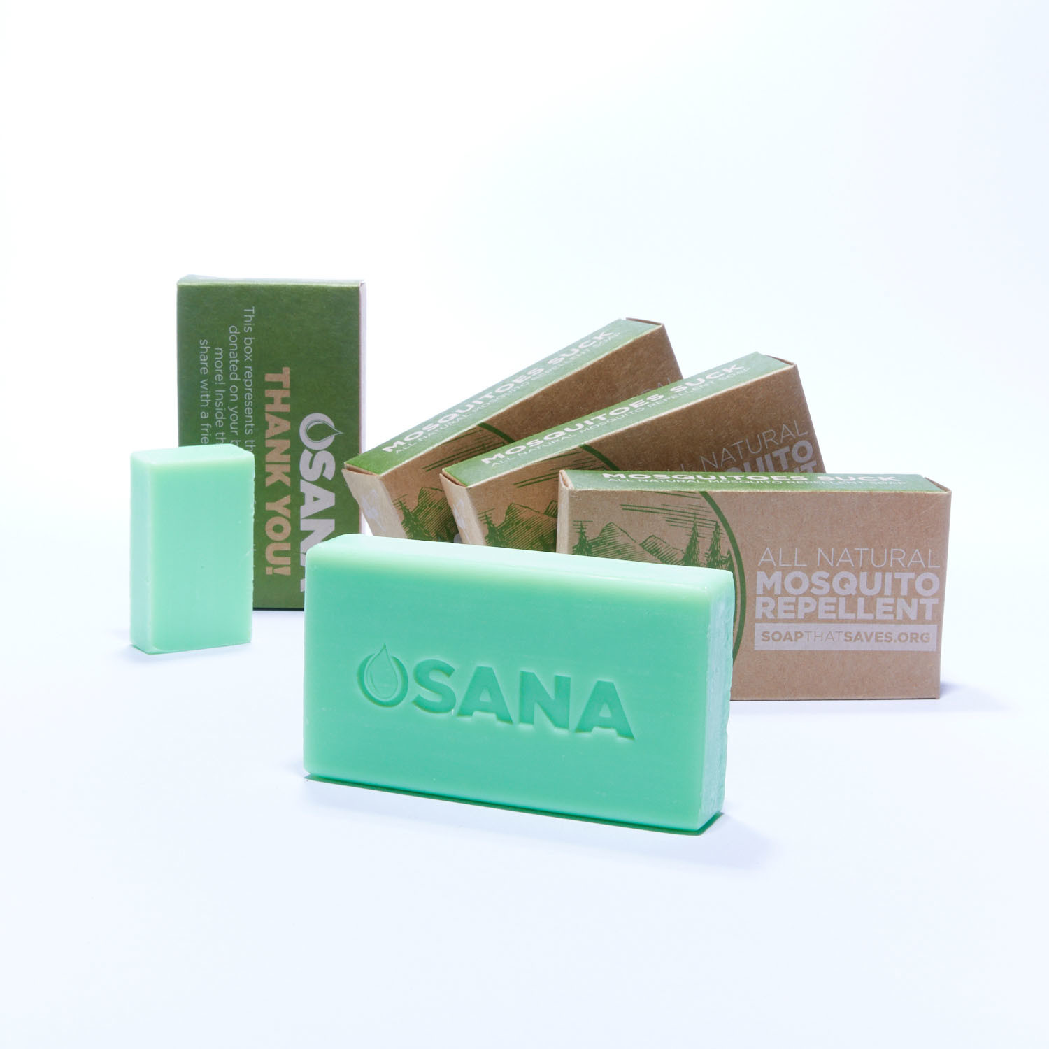 Non Toxic Mosquito Repellent Bar Soap Set Of 3 Travel Soap Osana 