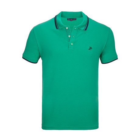 Marion Short Sleeve Polo Shirt // Green (S)