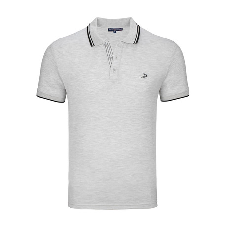 Milford Short Sleeve Polo Shirt // Gray Melange (S)