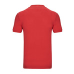 Oakland Short Sleeve Polo Shirt // Coral (L)