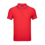 Newport Short Sleeve Polo Shirt // Red (XL)