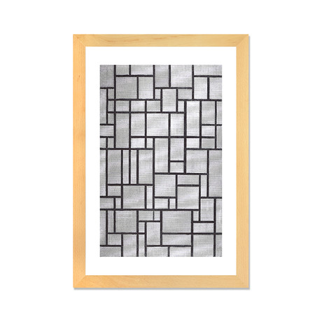 Composition in Gray, 1919 // Piet Mondrian (16"W x 24"H x 1"D)