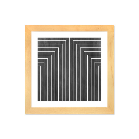 Mid Century Modern Art- Geometric Pattern 90 // 5by5collective (16" W x 16" H x 1" D)