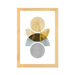 Circles Reflected (Yellow) // Flatowl (16"W x 24"H x 1"D)