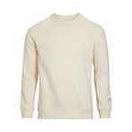 Center Crewneck Sweater // Cream (L)