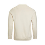 Center Crewneck Sweater // Cream (L)