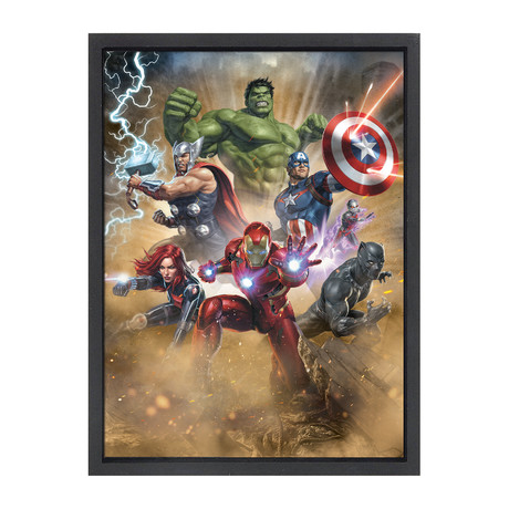 The Avengers I (16"W x 20"H x 2"D)
