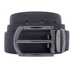 Reversible Leather Belt // Dark Navy (38")