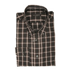 Plaid Regular Shirt // Brown (US: 41)