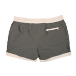 Swim Shorts // Gray + Cream (54)