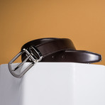 Shiny Leather Belt // Testa Di Moro (32")