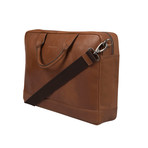 Brighton Briefcase // Tan