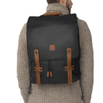 Devon Backpack // Black Ash