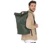 Rollie Backpack // Racing Green